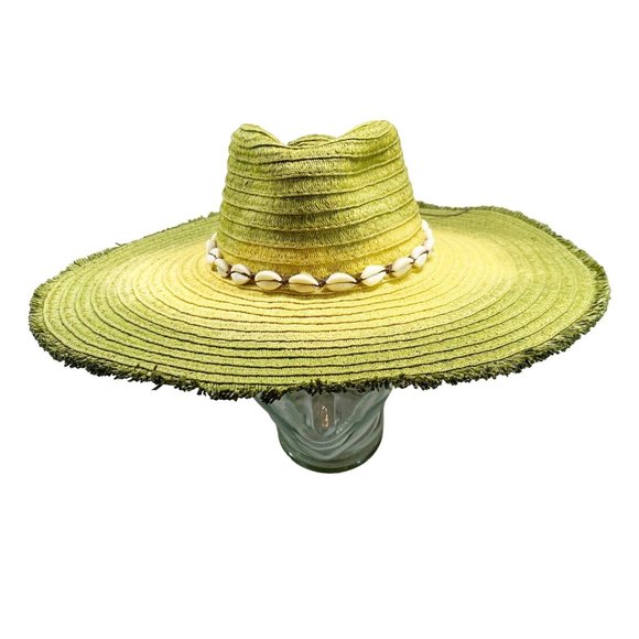 Upcycled Handmade Tie-Dyed Wide Brim Raw Edge Rancher OS main image 6